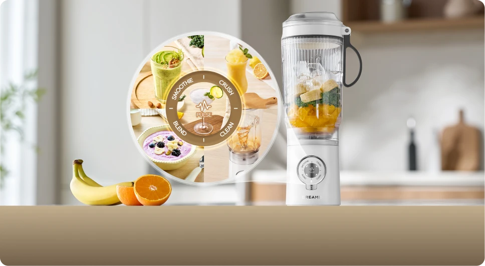 Dreame Portable Blender con 5 funzioni preimpostate per preparare bevande sane in modo semplice