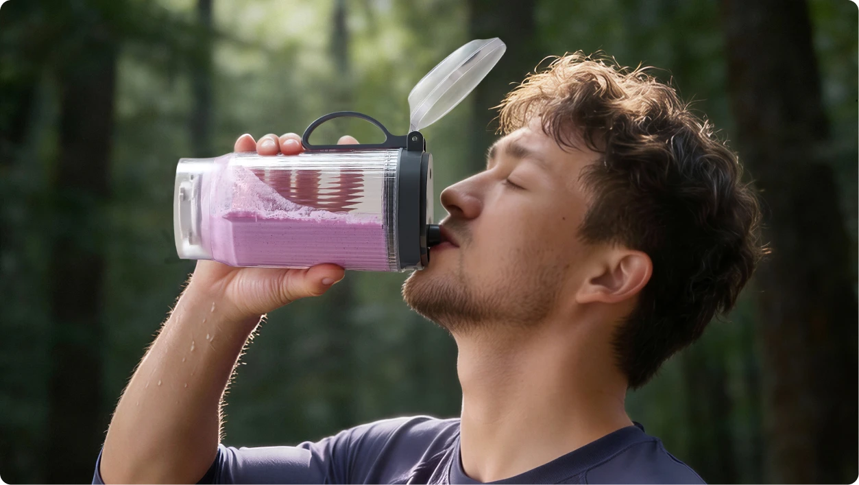 Coperchio a prova di perdite Dreame Portable Blender per bere direttamente senza fuoriuscite o travasi