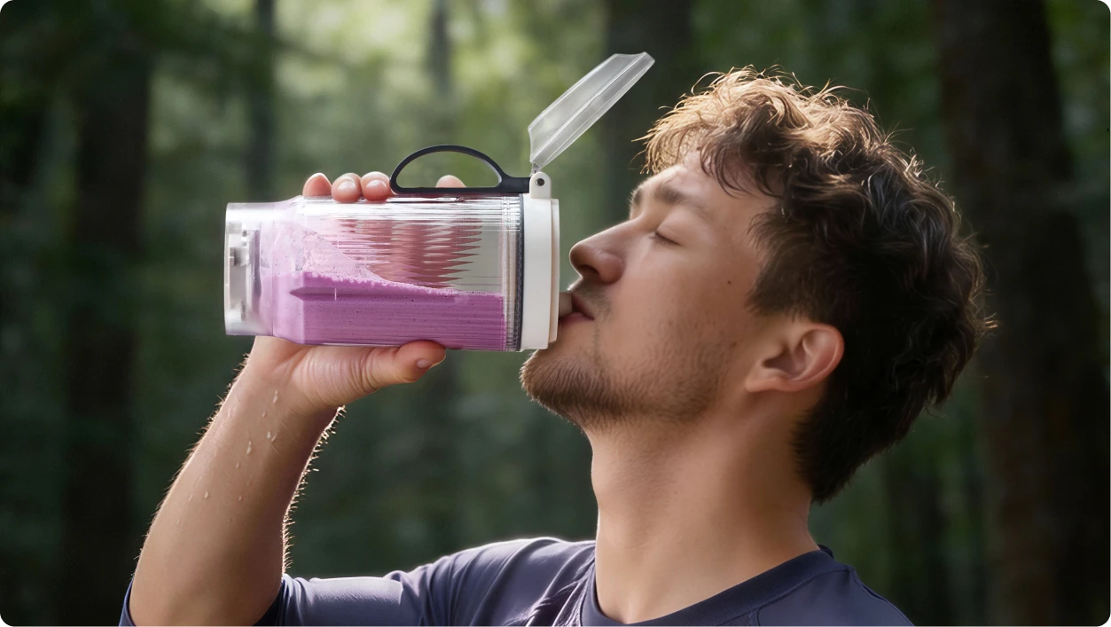 Coperchio a prova di perdite Dreame Portable Blender per bere direttamente senza fuoriuscite o travasi