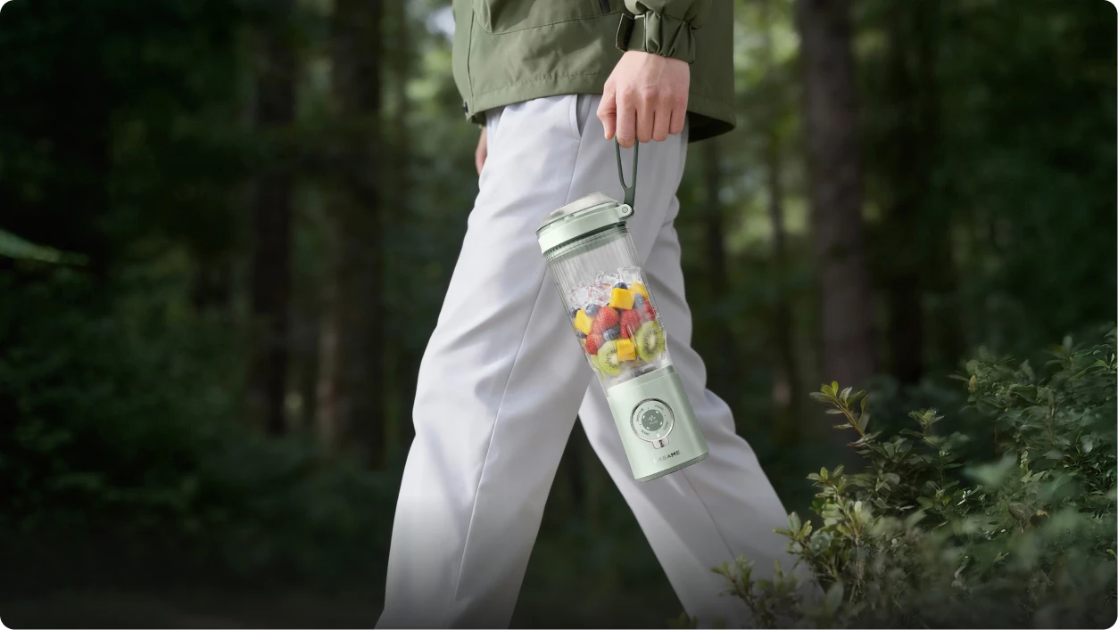 Dreame Portable Blender portatile con maniglia in silicone resistente per un facile trasporto all aperto