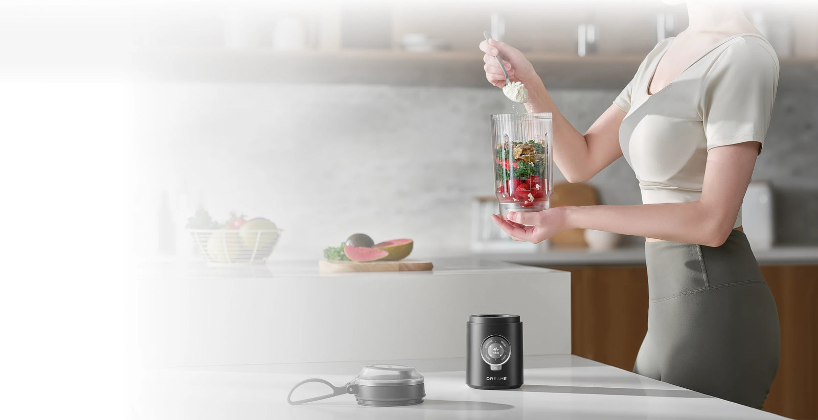 Bicchiere portatile da 500ml senza BPA per Dreame Portable Blender per frullati sani ovunque