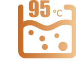 95 °C* Lavaggio a caldo