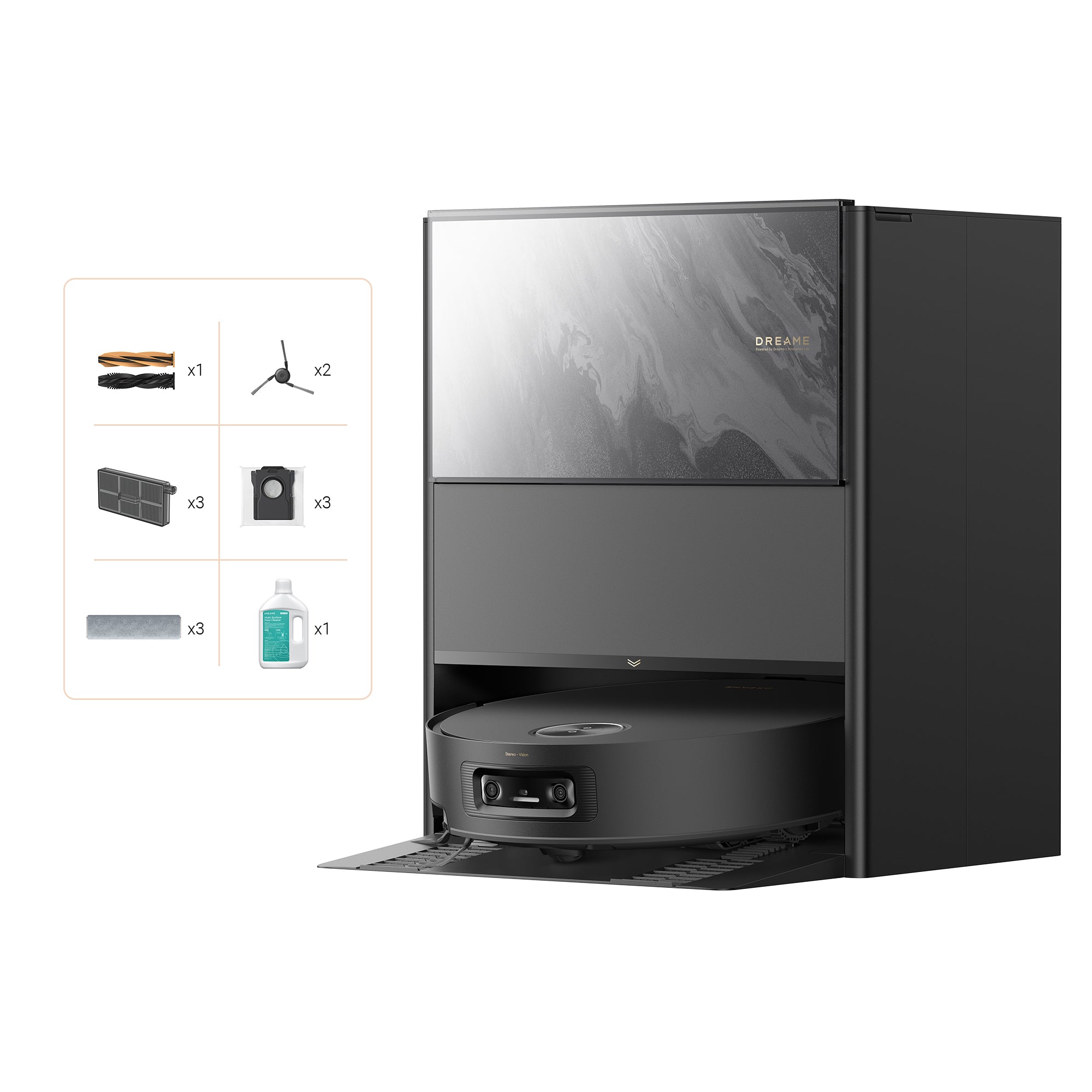 Dreame Robot Aspirapolvere Aqua10 Ultra Track Complete Nero