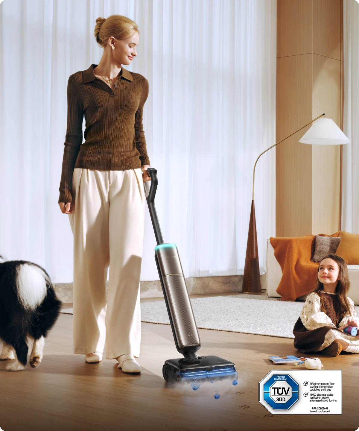 SaunaClean™ Vapore a 200 °C per un'igiene sicura per i bambini