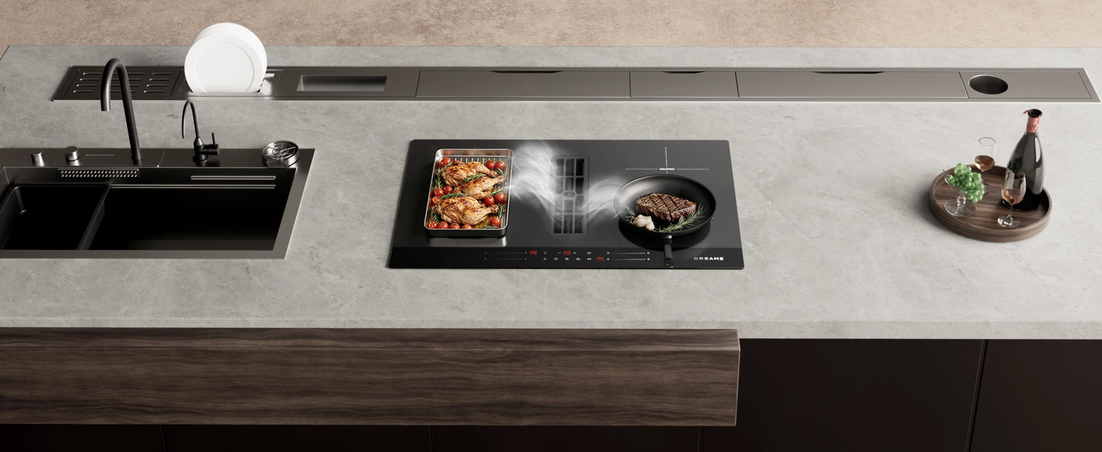 Maggiore flessibilità in cucina con un solo sistema