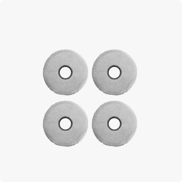 Panno per mocio in spugna x4 (2 preinstallati)