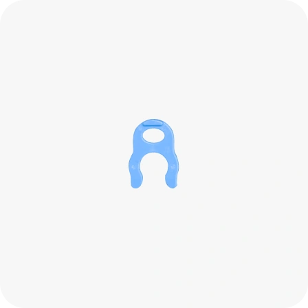 Clip di bloccaggio del collegamento da 1/4" (piccola)