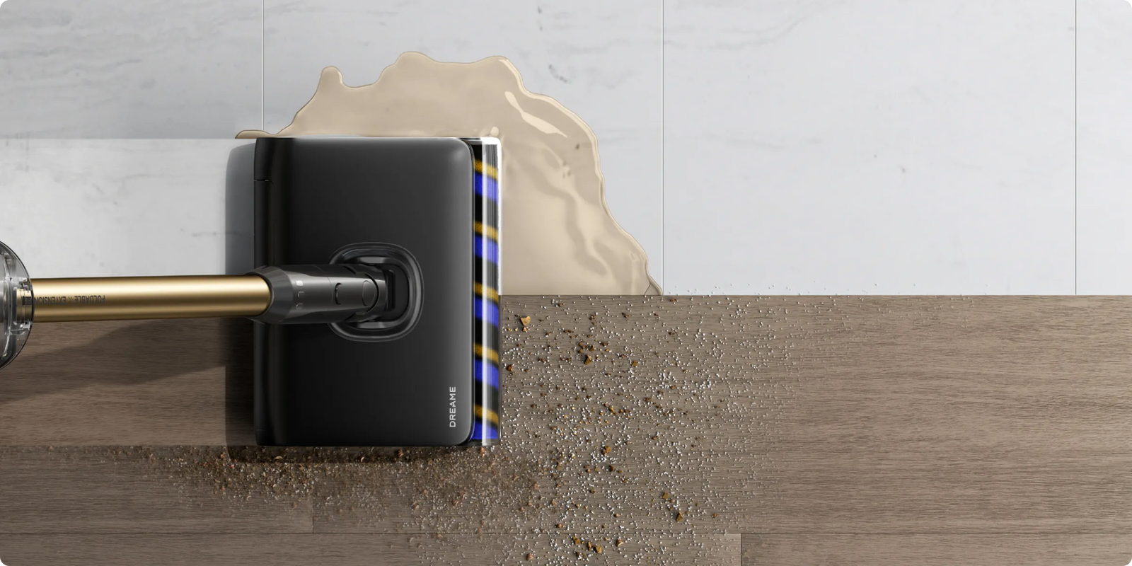 Dreame   Z30 Pro Aqua-A design a due modalità con aspirazione dedicata e lavaggio integrato per pavimenti.